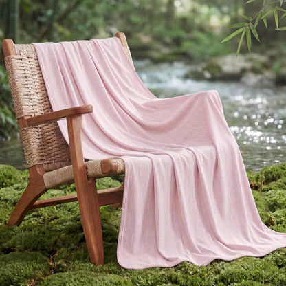 Confort douillet | Couverture rafraîchissante d'été en rayonne de bambou pour les dormeurs qui ont chaud | Jeté léger pour les voyages et l'extérieur