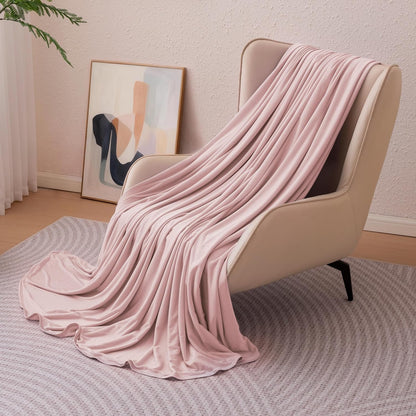 Confort rafraîchissant | Couverture légère réversible pour personnes ayant chaud la nuit | Jeté fin et doux pour lit et canapé