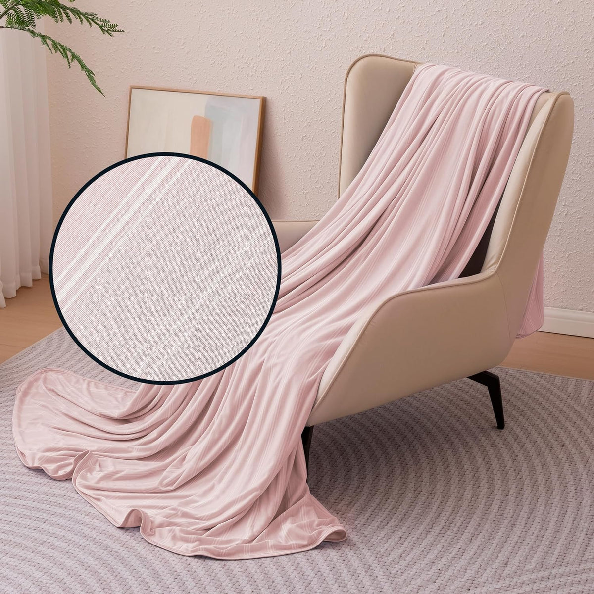 Confort rafraîchissant | Couverture légère réversible pour personnes ayant chaud la nuit | Jeté fin et doux pour lit et canapé