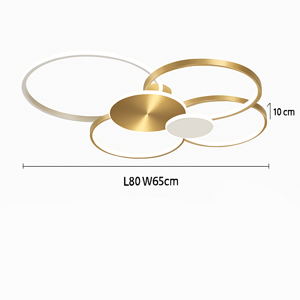Dimmable LED Flush Mount Ceiling Light with Remote Control - Ultra-Slim Aluminum Design for Bedroom, Living Room & Kitchen