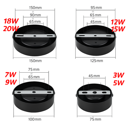 Slim Round Ceiling Light – Low-Profile LED Spot for Modern Homes & Offices