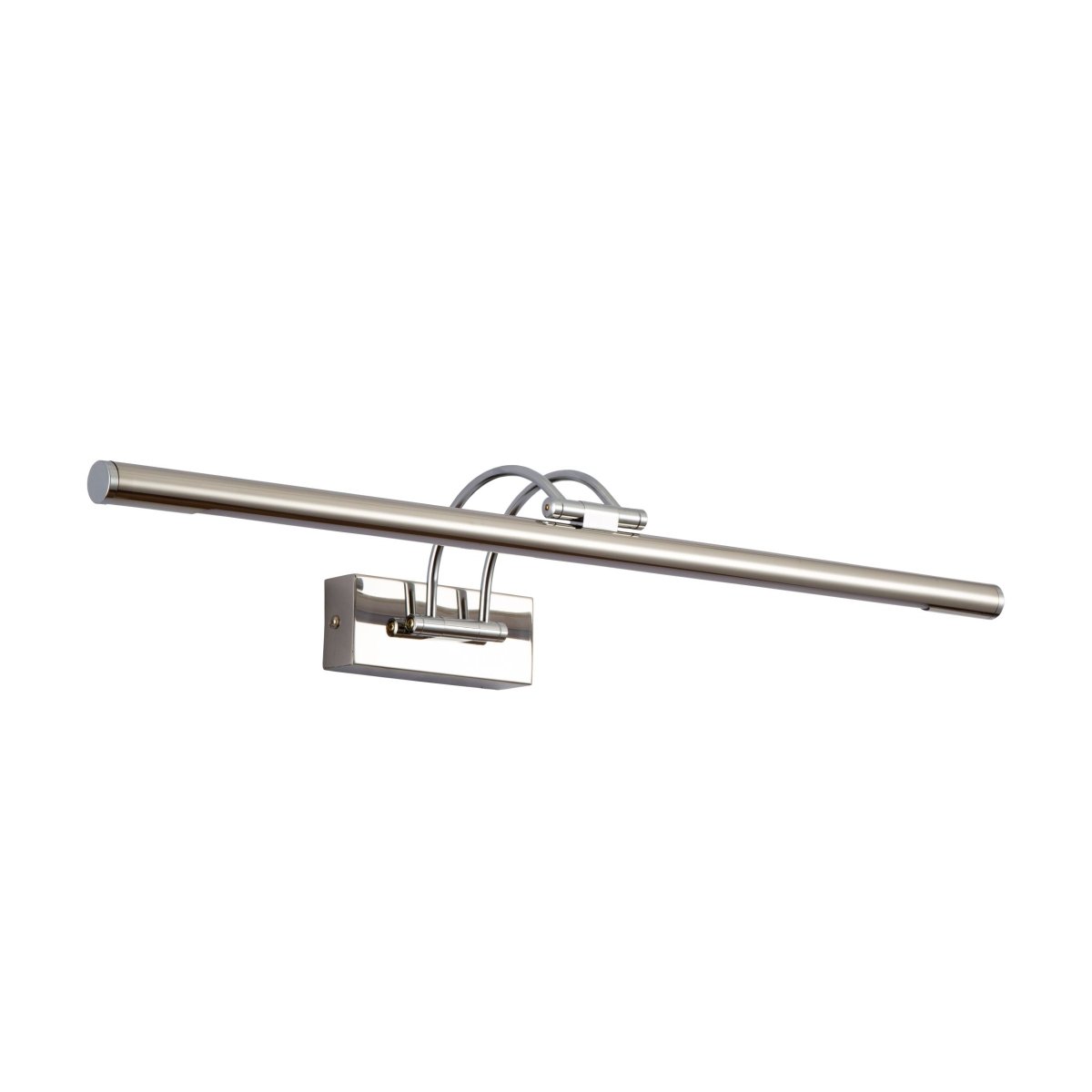 Applique LED pour tableau 63,5 cm en aluminium, rampe d'éclairage pour peintures, cadres et miroirs, blanc chaud 8 W, éclairage d'accentuation réglable pour galerie