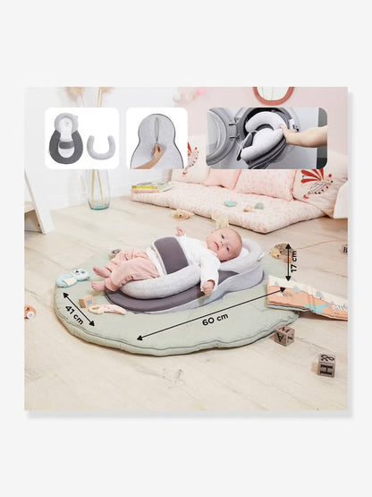 Coussin incliné pour sommeil de bébé avec inclinaison de 15° pour soulager le reflux et améliorer le repos