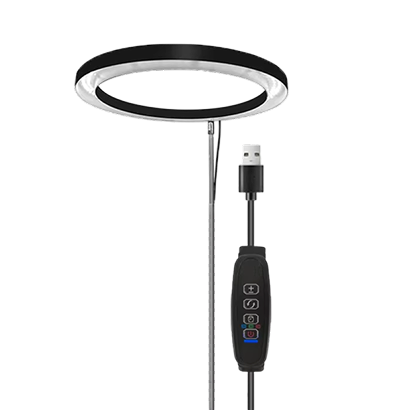 Adjustable Full Spectrum LED Grow Light Stand with Timer & Dimmer – 3 Modes, 10 Brightness Levels, Telescoping 8-65 in Height for Indoor
