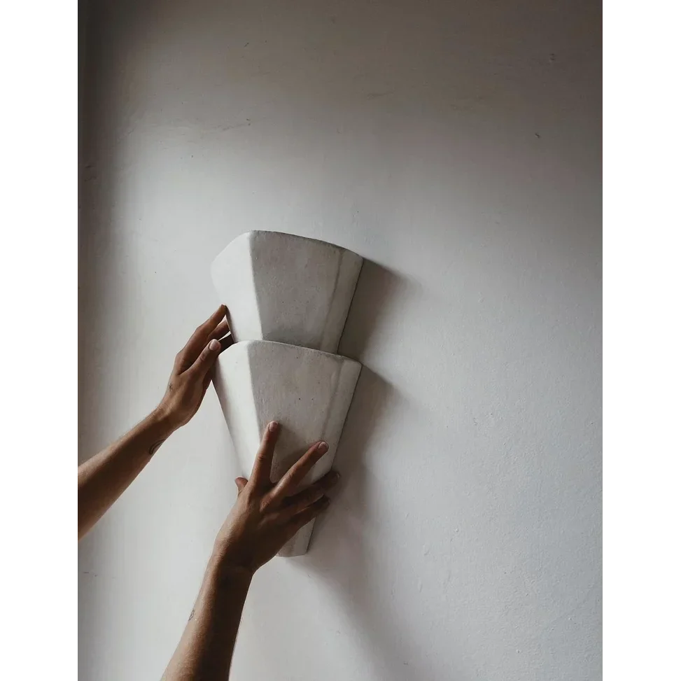 Applique murale en plâtre superposé, jusqu'à 22 po, éclairage indirect à lueur chaude pour chambre, couloir, salon, accent architectural moderne et minimaliste