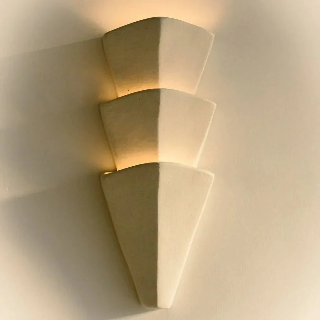 Applique murale en plâtre superposé, jusqu'à 22 po, éclairage indirect à lueur chaude pour chambre, couloir, salon, accent architectural moderne et minimaliste