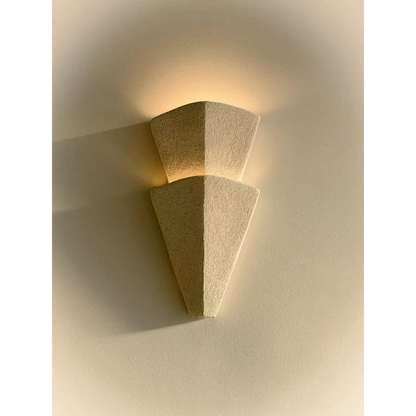 Applique murale en plâtre superposé, jusqu'à 22 po, éclairage indirect à lueur chaude pour chambre, couloir, salon, accent architectural moderne et minimaliste