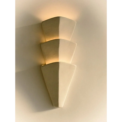 Applique murale en plâtre superposé, jusqu'à 22 po, éclairage indirect à lueur chaude pour chambre, couloir, salon, accent architectural moderne et minimaliste