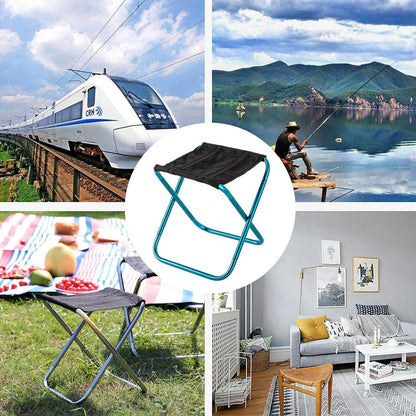 Ultralight Portable Folding Stool for Camping, Hiking & Fishing – Compact Aluminum Camp Chair for Outdoor Adventures, Picnics & Backpacking