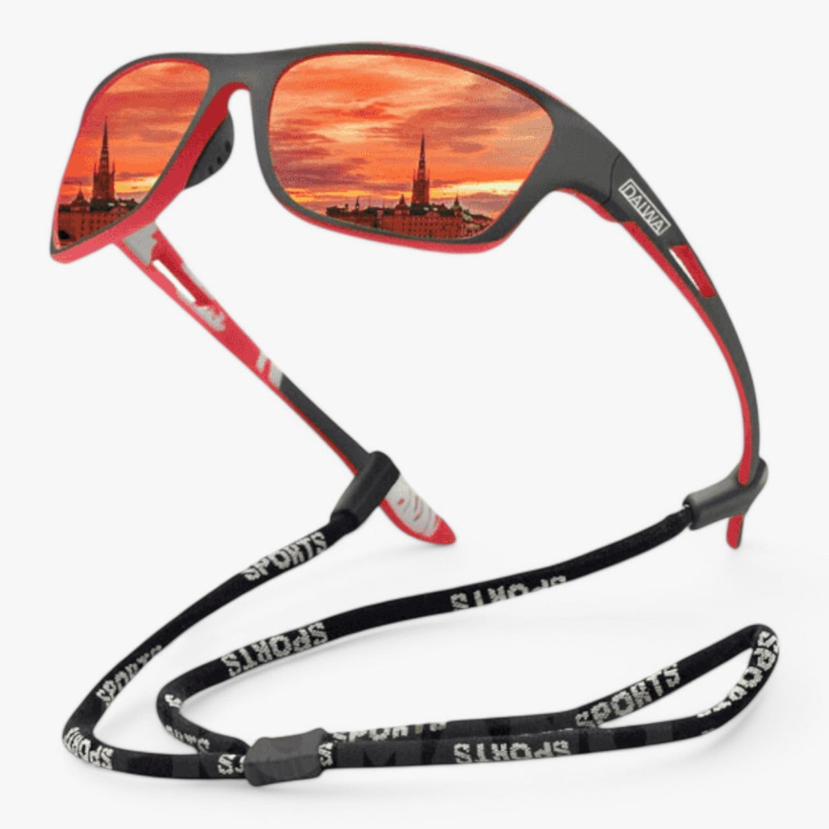 Polarized Sports Sunglasses UV400 Protection Scratch-Resistant Lenses Lightweight Frame for Running Cycling Hiking Fishing Men Women