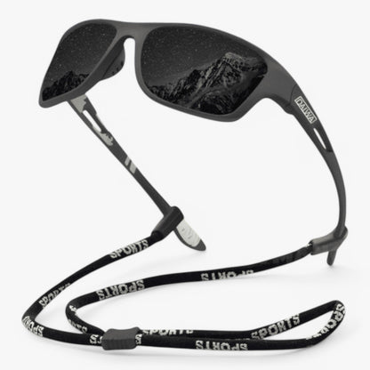 Polarized Sports Sunglasses UV400 Protection Scratch-Resistant Lenses Lightweight Frame for Running Cycling Hiking Fishing Men Women