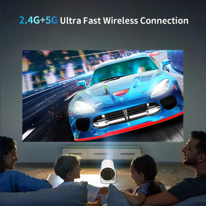 Cinemate™ | 4K Ultra HD Projector with Easy Setup & Streaming Capabilities | Immersive Home Cinema Experience
