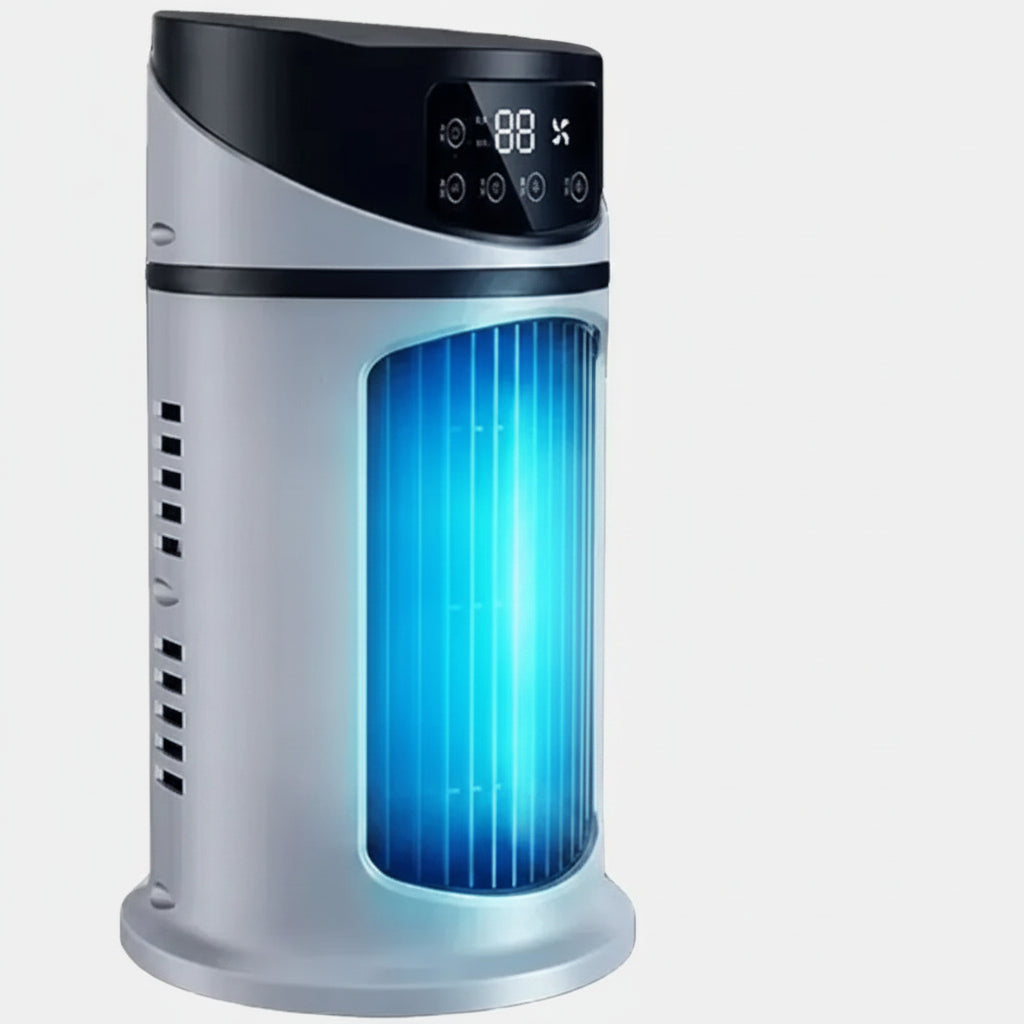 Compact Portable Air Conditioner | Evaporative Cooling Fan with Humidifier for Personalized Comfort
