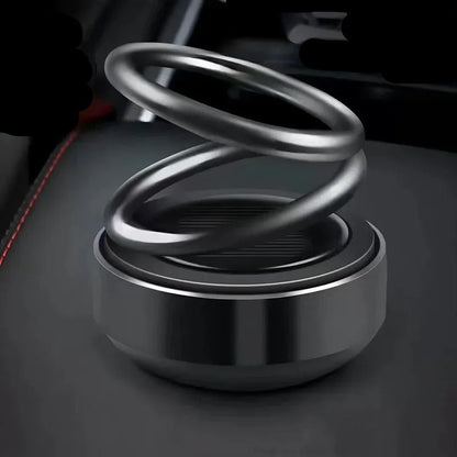 Solar-Powered Spinning Scent Diffuser for Car, Desk & Small Spaces – Cordless Aromatherapy with Rotating Motion