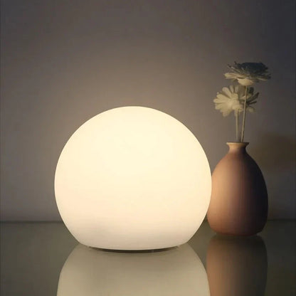 Lampe orbe LED rechargeable avec télécommande – Lumière d'ambiance 16 couleurs pour chambre, salon et bureau