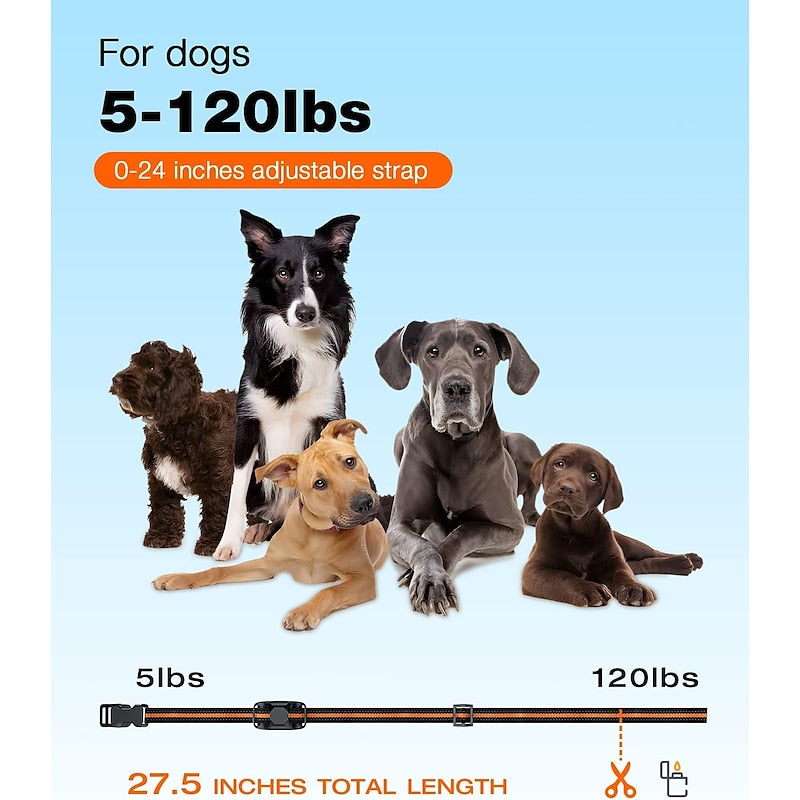 Ultimate Dog Training Collar | 1000m Remote E-Collar with Waterproof Design | Adjustable Settings for Effective Behavior Modification