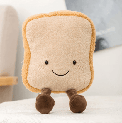 Coussin rembourré artisanal façon boulangerie – Accessoire textile fantaisie pour chambres d'enfants, chambres à coucher et canapés – 5 formes gourmandes