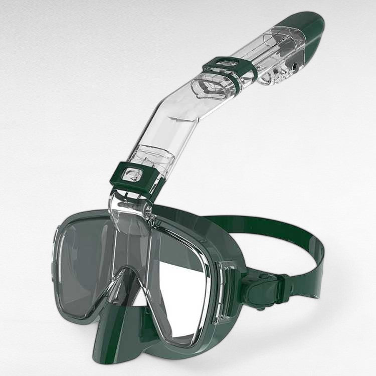 Full-Face Snorkel Mask with 180° View – Foldable Dry-Top Design for Swimming & Diving