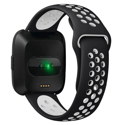 Silicone Replacement Wristband for Fitbit Versa 2 – Moisture-Resistant, Adjustable Fit Sport Strap for Everyday Workouts & Active Wear