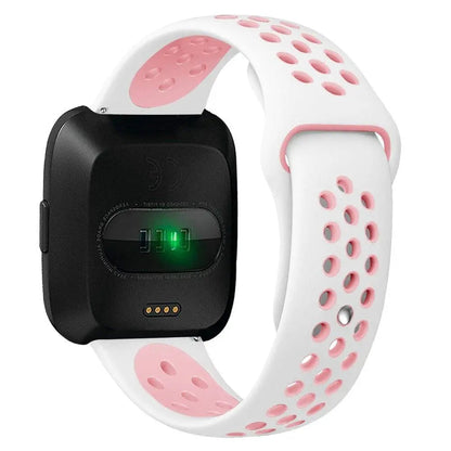Silicone Replacement Wristband for Fitbit Versa 2 – Moisture-Resistant, Adjustable Fit Sport Strap for Everyday Workouts & Active Wear