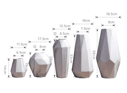 MarbleMosaic™ Modern Vase