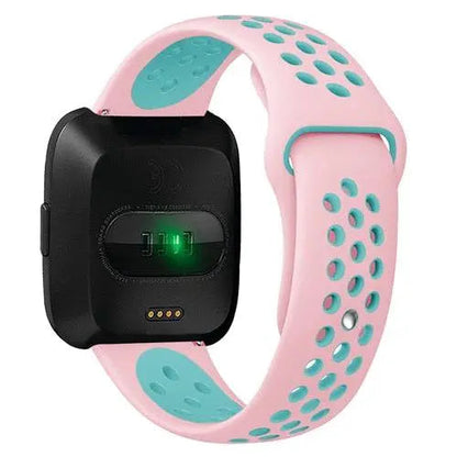 Silicone Replacement Wristband for Fitbit Versa 2 – Moisture-Resistant, Adjustable Fit Sport Strap for Everyday Workouts & Active Wear