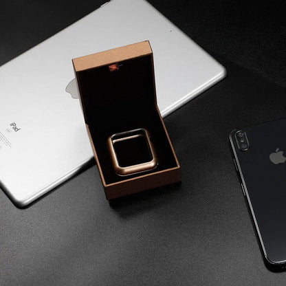 Metal Bumper Shell with Hardened Display Shield for 38mm-44mm Wearable Tech
