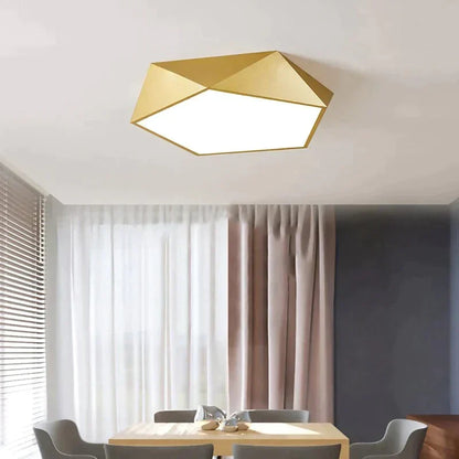 Dimmable LED Ceiling Light Fixture with Remote Control – Modern Flush Mount Design for Bedroom, Living Room & Kitchen