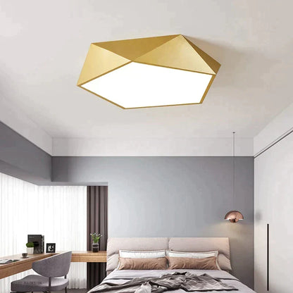 Dimmable LED Ceiling Light Fixture with Remote Control – Modern Flush Mount Design for Bedroom, Living Room & Kitchen