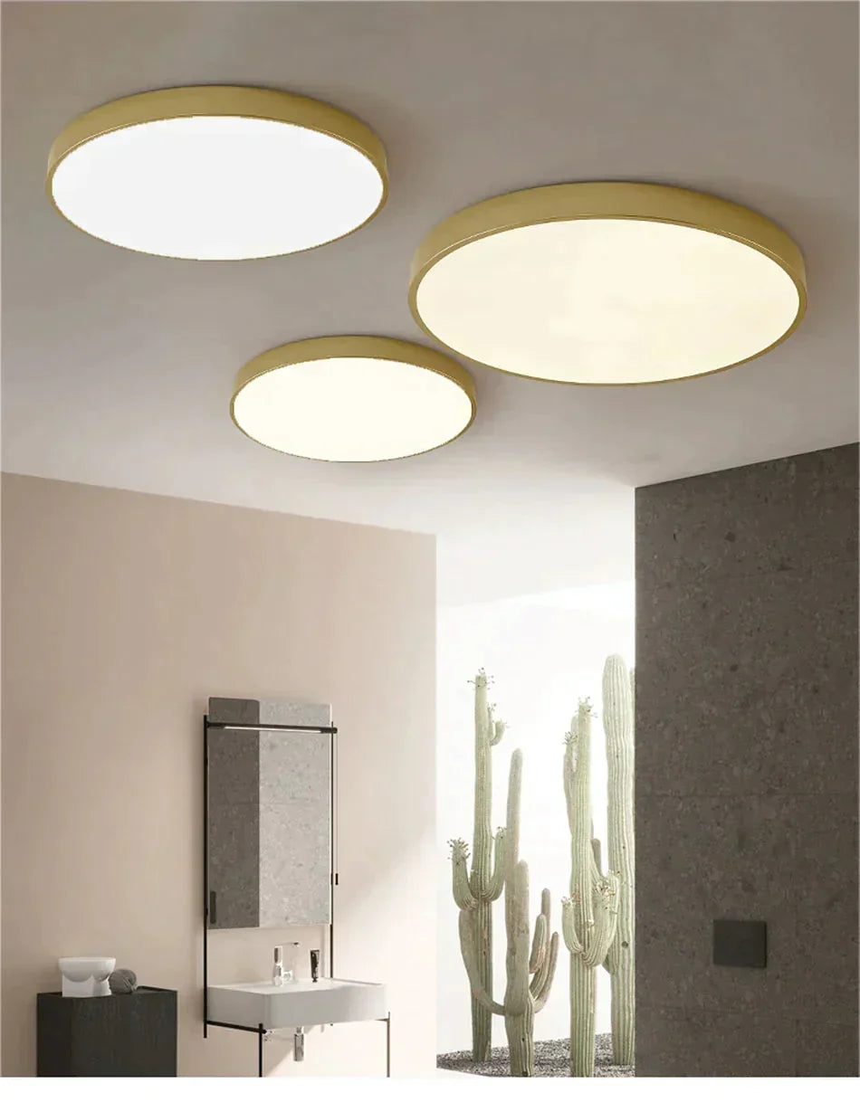 Dimmable LED Ceiling Light Fixture with Remote Control – Modern Flush Mount Design for Bedroom, Living Room & Kitchen