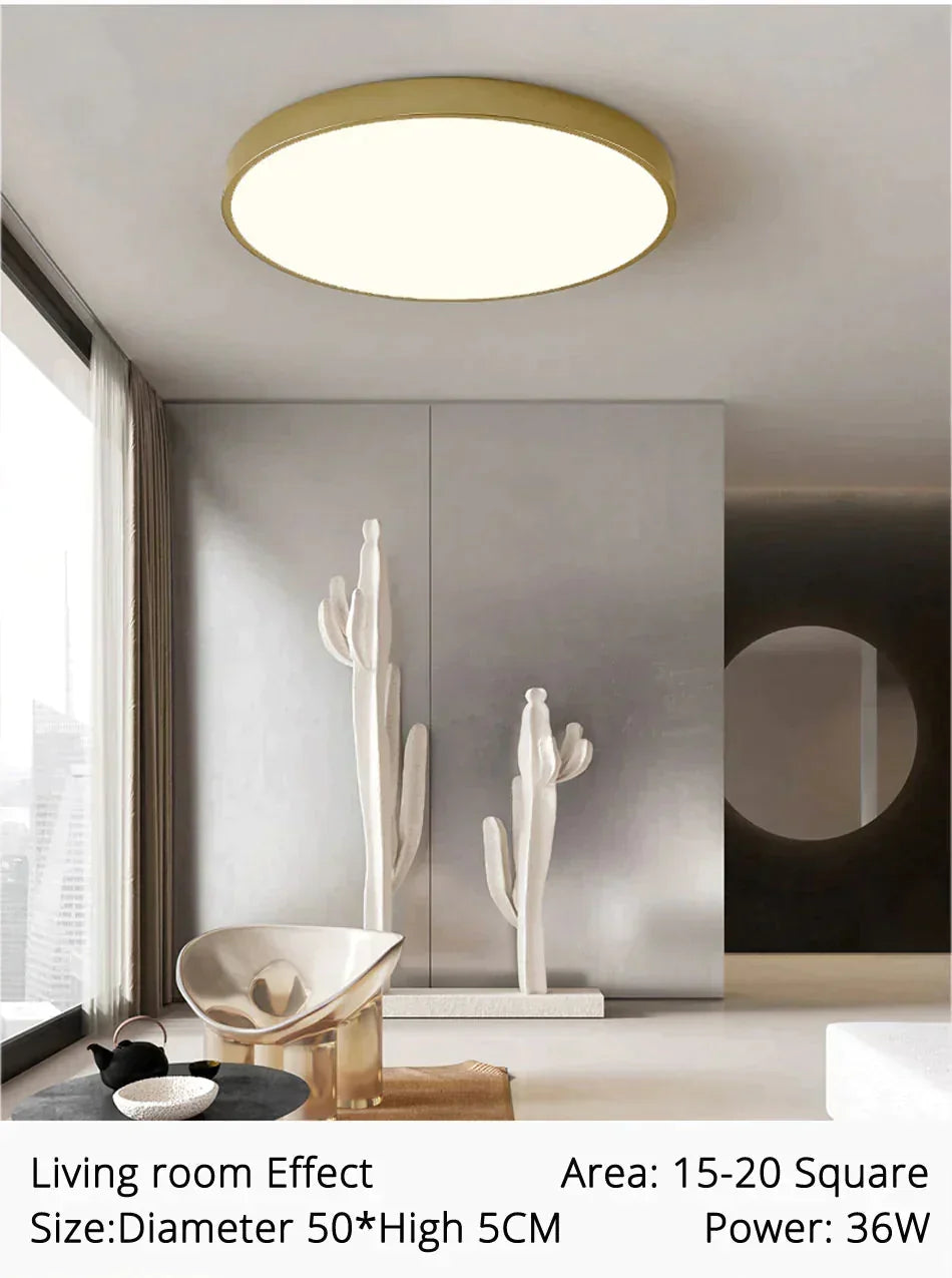 Dimmable LED Ceiling Light Fixture with Remote Control – Modern Flush Mount Design for Bedroom, Living Room & Kitchen
