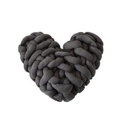 Valentine Heart Chunky Twist Throw Pillow Cushion
