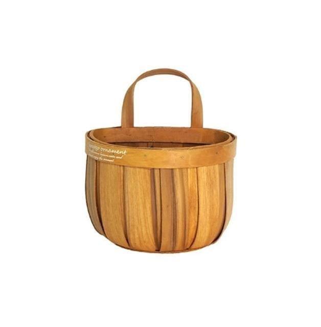 Parisian Wood Planter Storage Bin