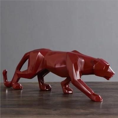 Panther Geometric Sculpture