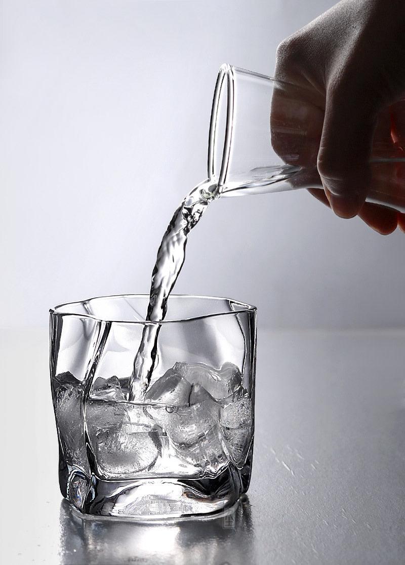 Transform Texture Whiskey Glass Duo