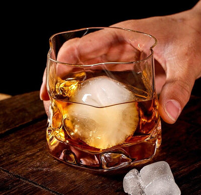 Transform Texture Whiskey Glass Duo