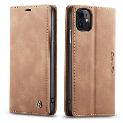 Folio Wallet iPhone Case – Leather-Finish Cover with Card Slots for iPhone 11, 11 Pro & Pro Max – Protective Edge Cover, Camera Cutout &