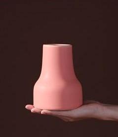 Franz Palette Clay Blossom Vase