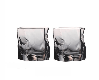 Transform Texture Whiskey Glass Duo