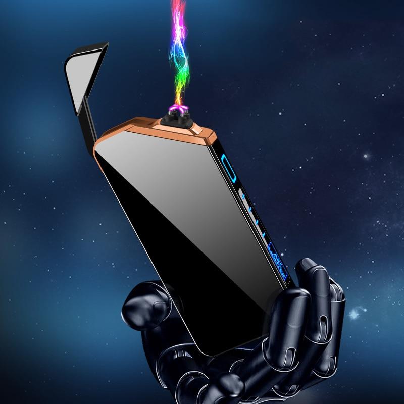 Rechargeable Plasma Arc Lighter – USB Windproof Flameless Electric Igniter for Candles & Cigarettes