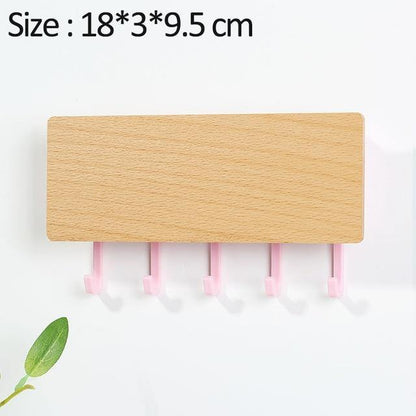 Wooden Key Hanger Wall Rack