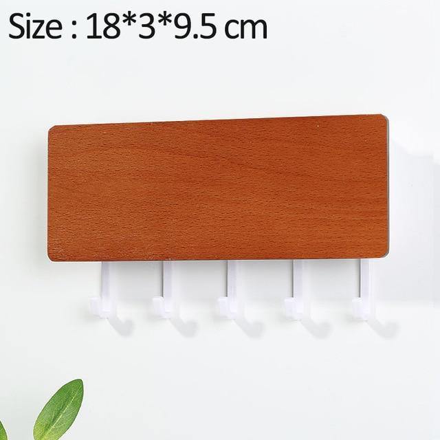 Wooden Key Hanger Wall Rack