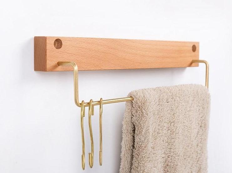 Wooden Towel Stand