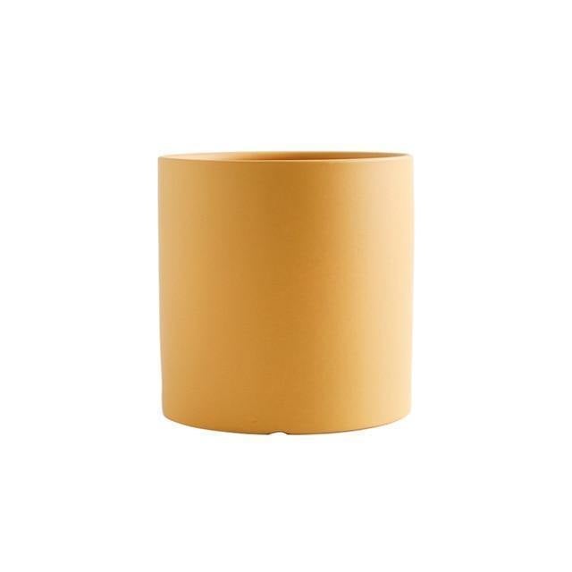 Vibrant Traditional Circular Ceramic Pot Planter