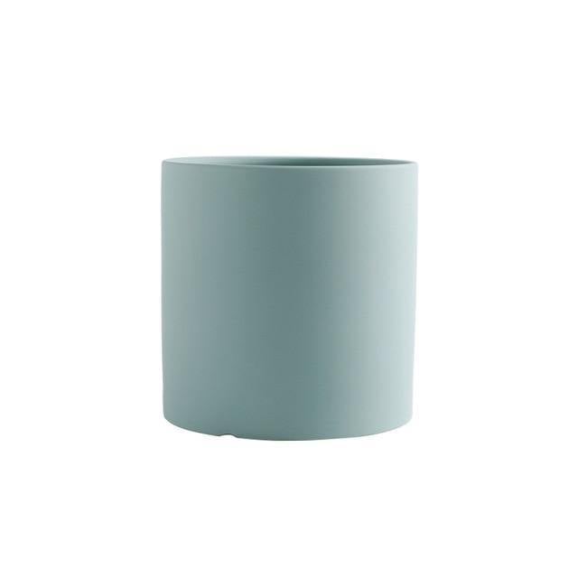 Vibrant Traditional Circular Ceramic Pot Planter