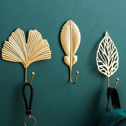 Nature's Foliage Metal Wall Hooks