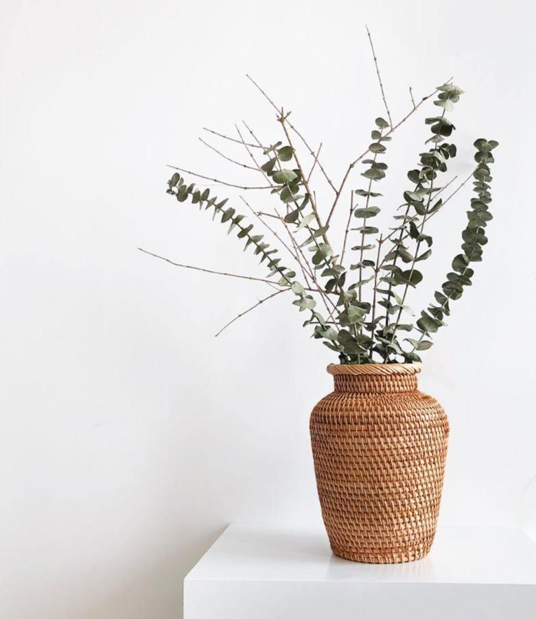 Ella Rattan Vase