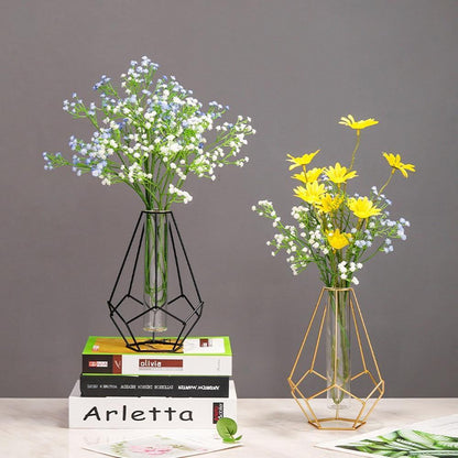 LumeGrid™ - Geometric Flower Vase