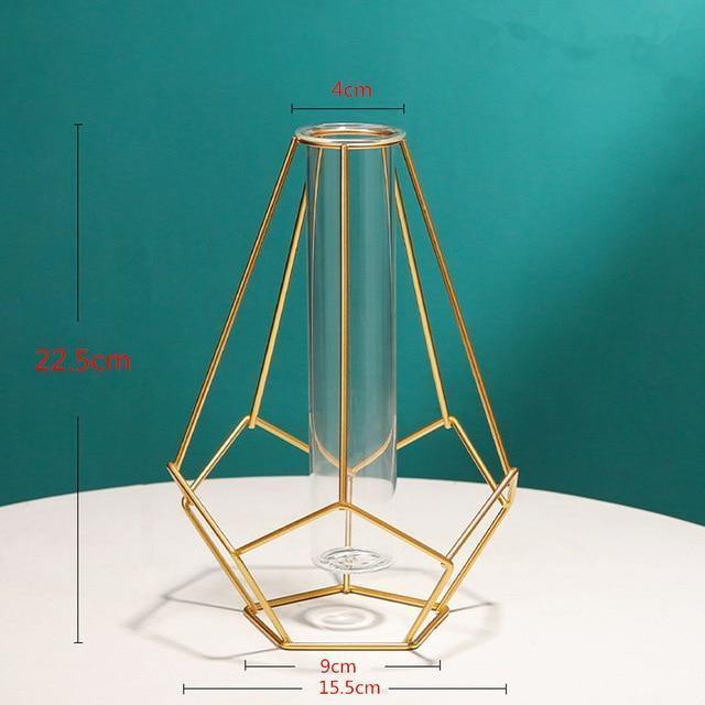 LumeGrid™ - Geometric Flower Vase