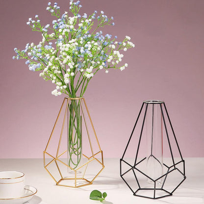 LumeGrid™ - Geometric Flower Vase
